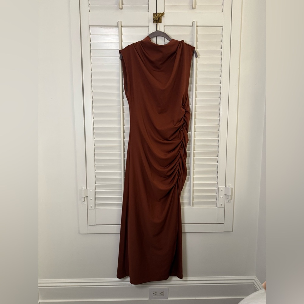 Anthropologie Maya dress burnt orange size L